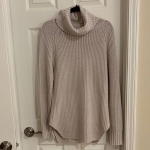 Wet Seal Soft Beige Turtleneck Sweater